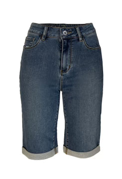 Ethyl Zip Fly Bermuda French Terry