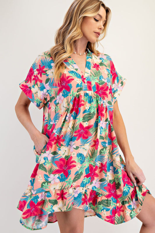 Easel Short Sleeve Printed oversized