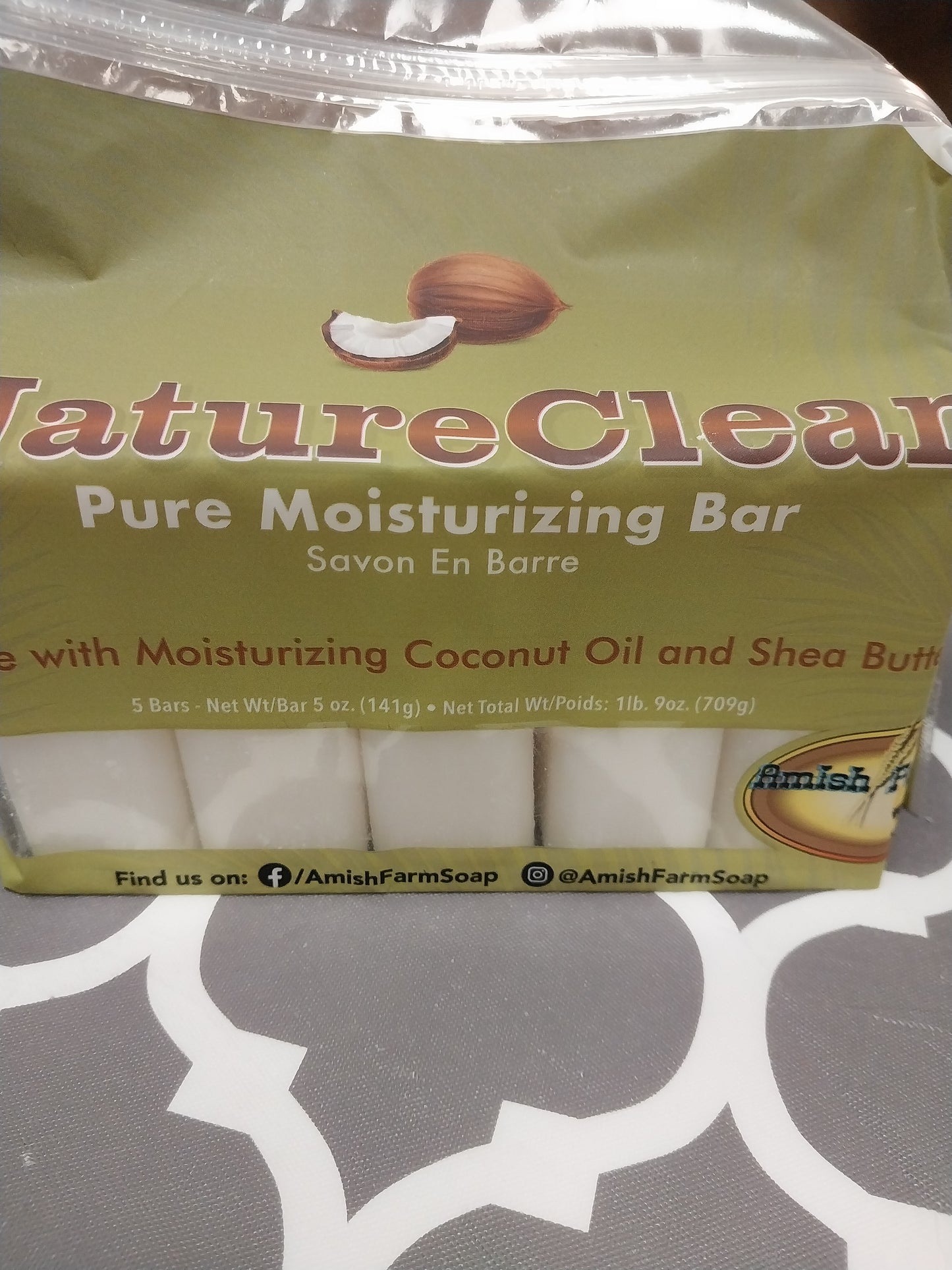 Amish Farm Bag 5 Bar Soap